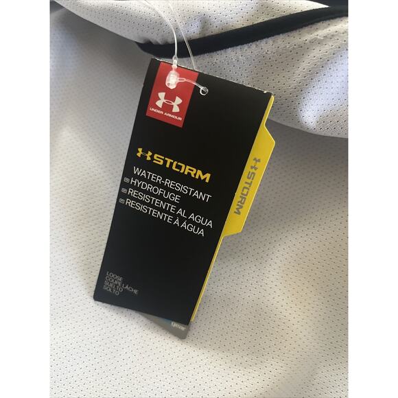 NWT Under Armour Storm Women’s Small Blue Coldgear Loose Softshell Jacket Logo - Picture 7 of 10